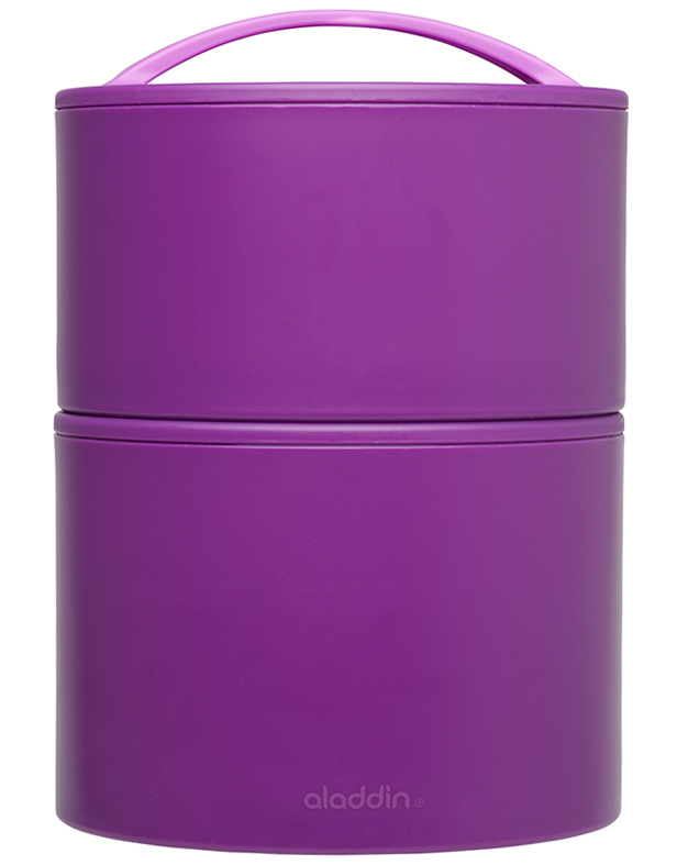  Ланч-бокс Aladdin 0.6L + 0.35L Purple 10-01135-025