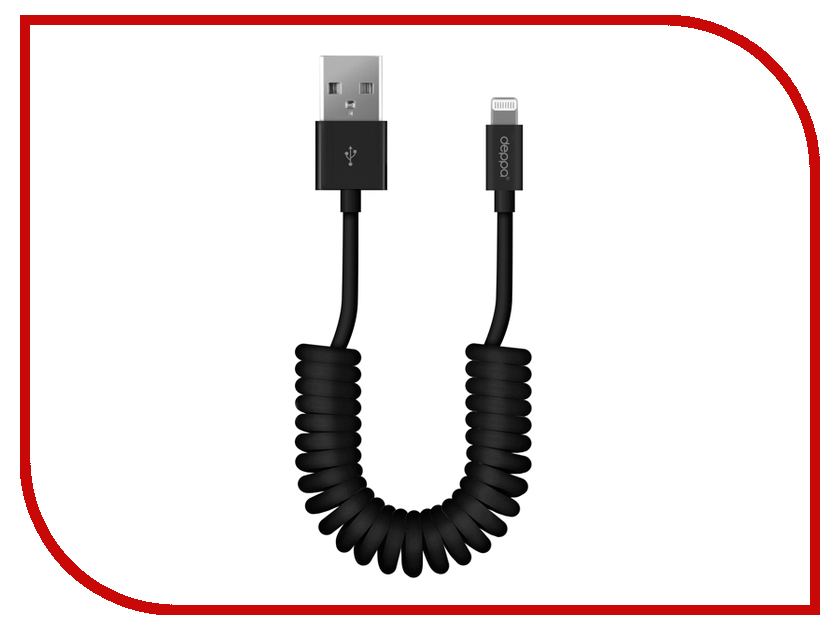  Deppa USB - 8-pin 1.5m Black 72121