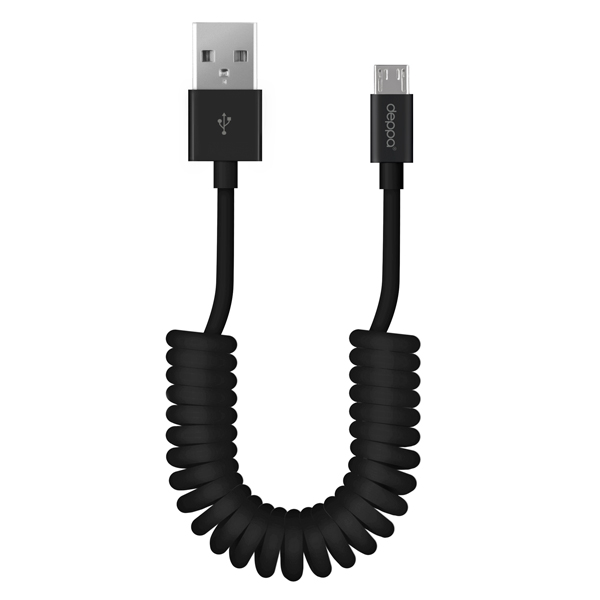Deppa Аксессуар Deppa USB-microUSB 1.5m Black 72123