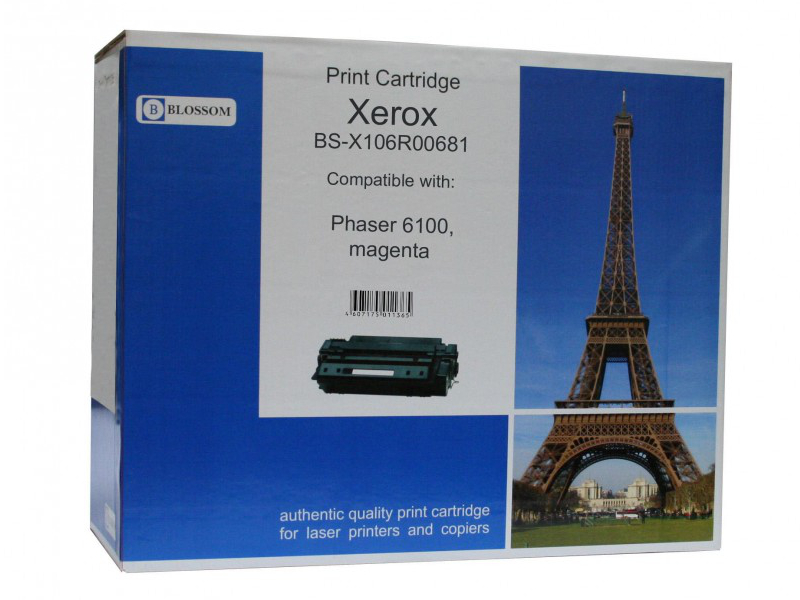  Картридж Blossom BS-X106R00681 для Xerox Phaser 6100 Magenta