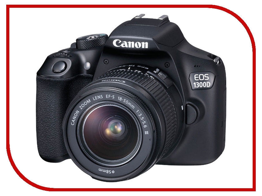 фото Фотоаппарат Canon EOS 1300D Kit EF-S 18-55 IS II Black