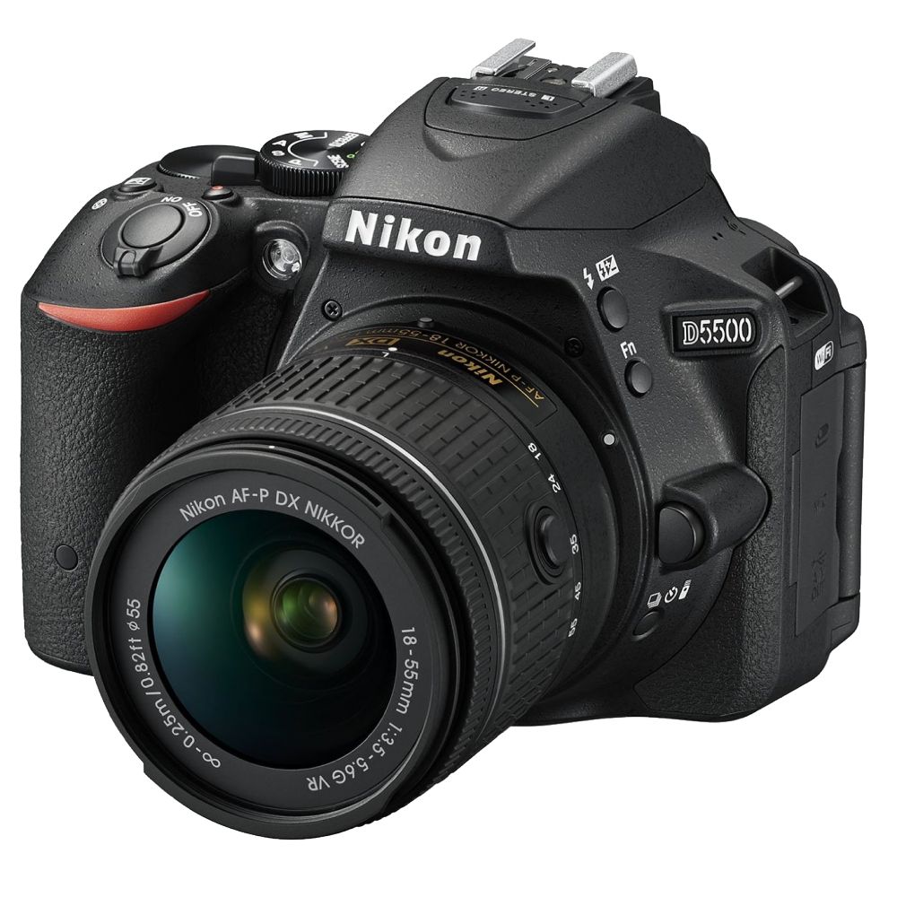 Nikon Фотоаппарат Nikon D5500 Kit 18-55 mm VR AF-P Black