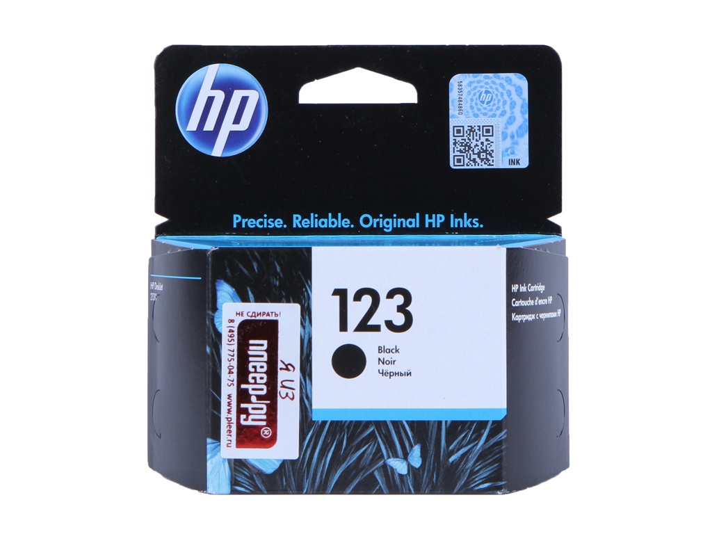 Hewlett-Packard Картридж HP F6V17AE Black