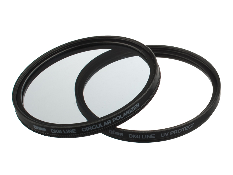  Светофильтр Doerr Digi Line Filter Kit UV/CPL 55mm - набор фильтров с чехлом (D369055)