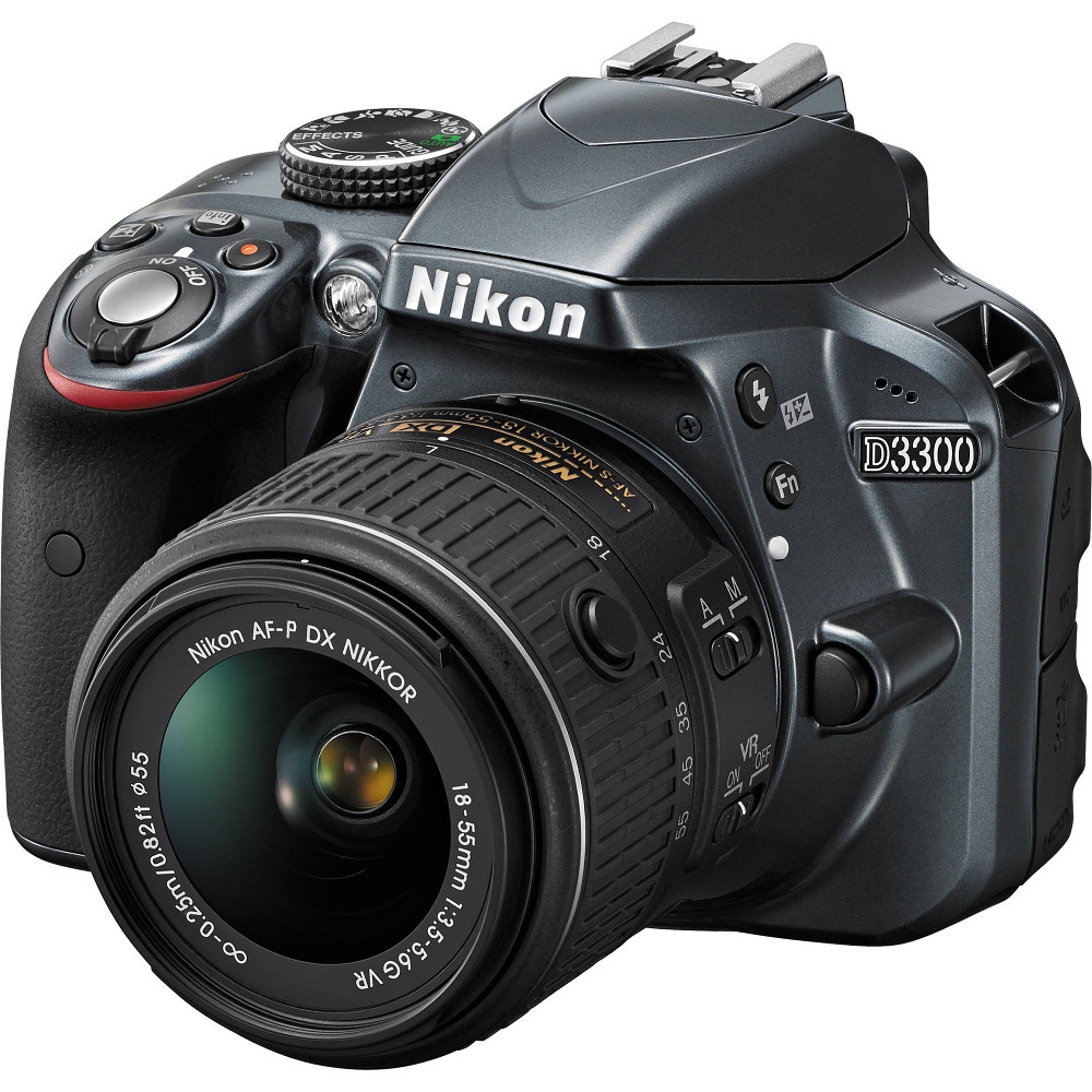 Nikon Фотоаппарат Nikon D3300 Kit 18-55 mm VR AF-P Grey