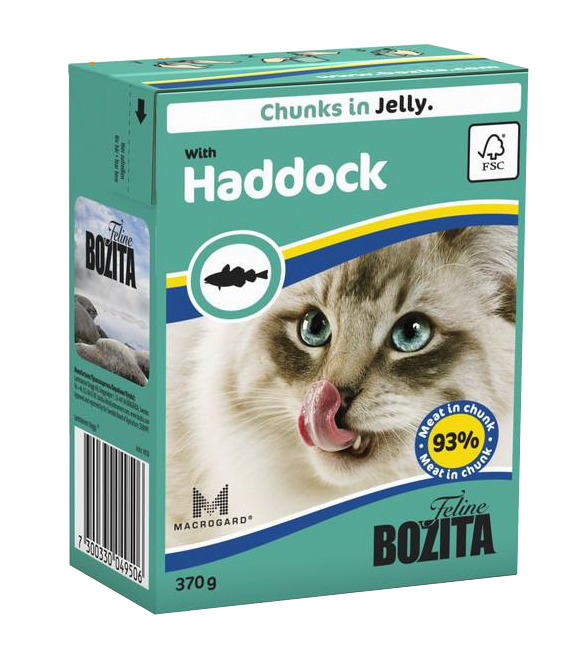  Корм BOZITA Feline Haddock 370g для кошек