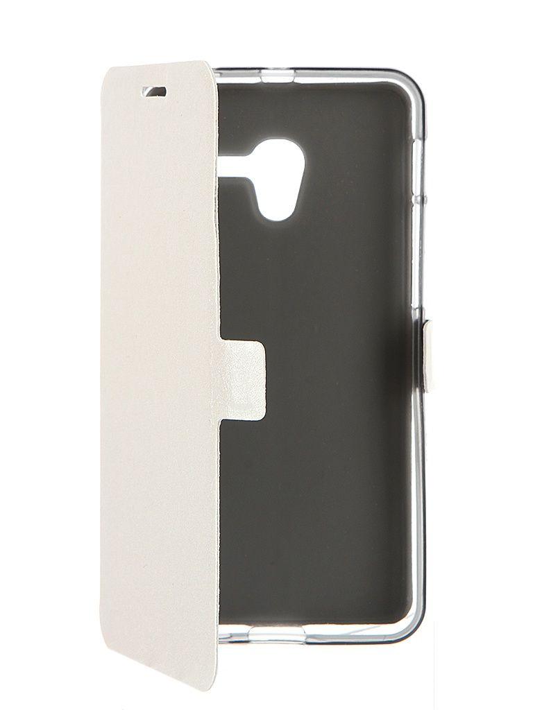  Аксессуар Чехол-накладка Alcatel 5015D POP 3 SkinBox Prime Book White T-P-A5015D-05