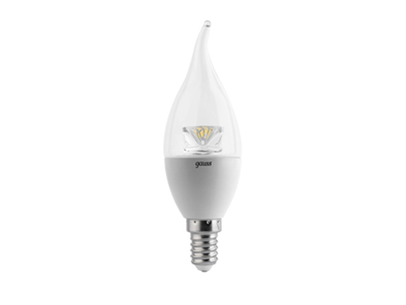  Лампочка Gauss LED Candle Tailed Crystal Clear 4W E14 2700K 104201104