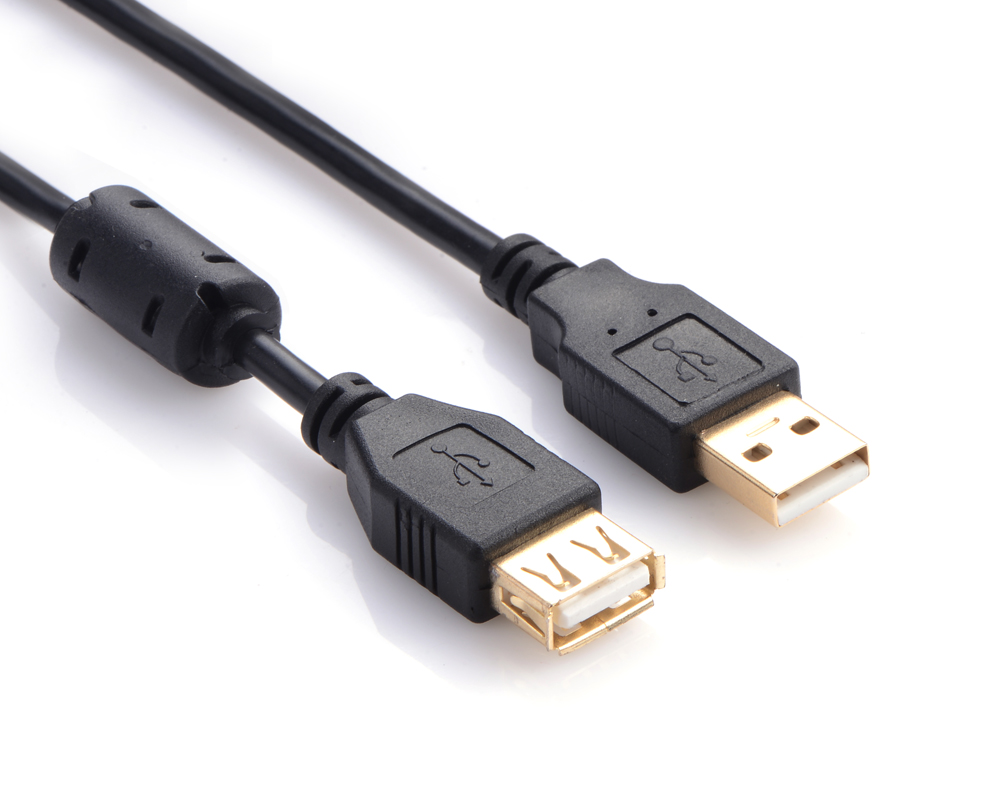  Аксессуар Greenconnect Premium USB 2.0 AM-AF Black GCR-UEC3M-BD2S-5.0m