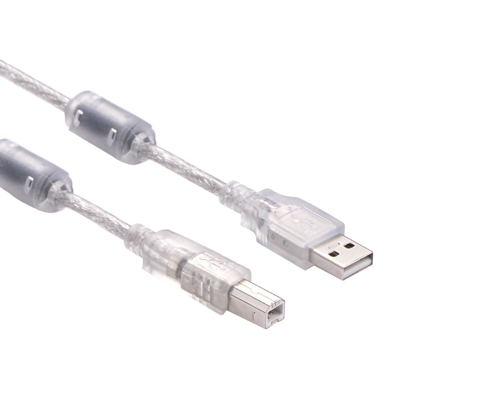  Аксессуар Greenconnect Premium USB 2.0 AM-BM Transparent GCR-UPC2M-BD2S-5.0m