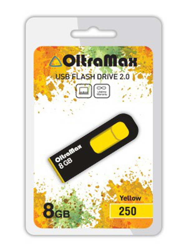 Oltramax 8Gb - OltraMax 250 OM-8GB-250-Yellow