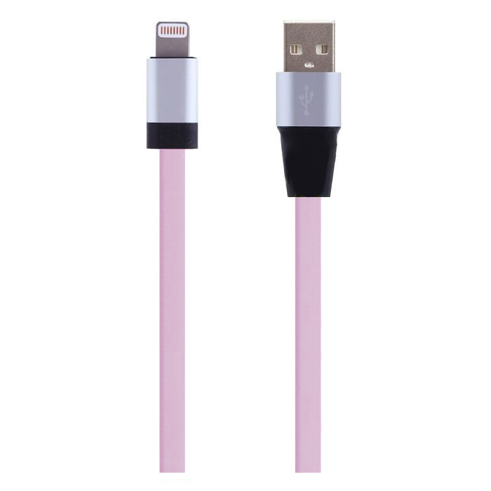 Perfeo Аксессуар Perfeo USB - 8 pin Lightning 1.2m Pink I4504