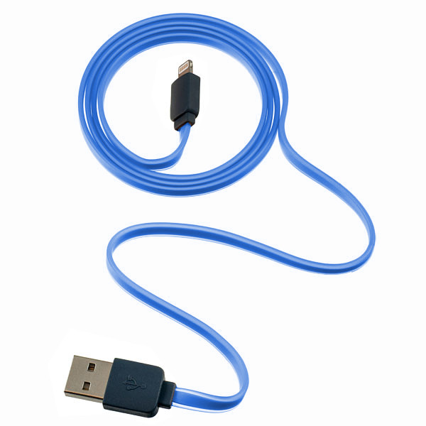 Perfeo Аксессуар Perfeo USB - 8 pin Lightning 1m Blue I4406