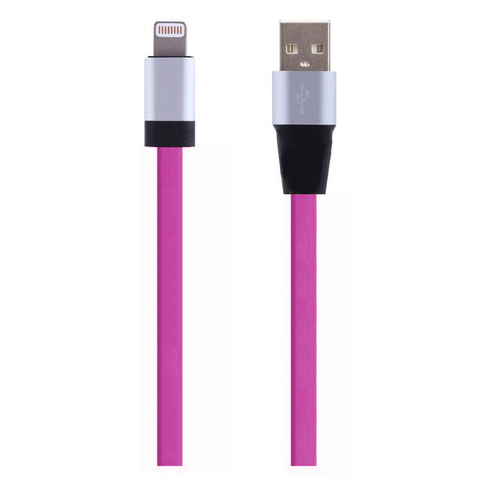 Perfeo Аксессуар Perfeo USB - 8 pin Lightning 1.2m Pink I4509