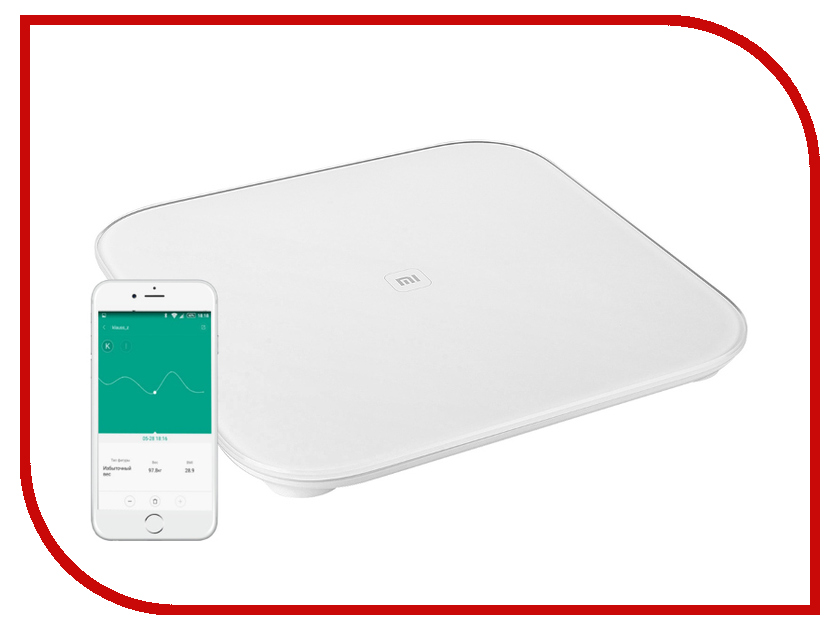 Весы напольные Xiaomi Mi Smart Scale White