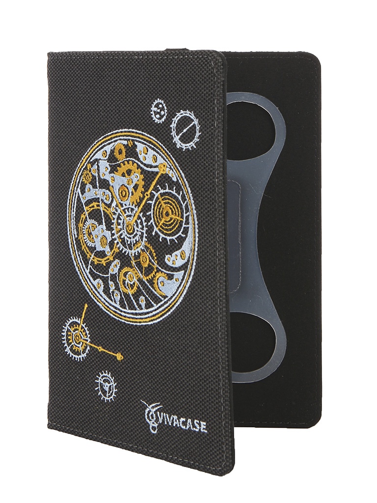 Аксессуар Чехол 7.0-inch Vivacase Clockwork универсальный Black VUC-CCW07-bl
