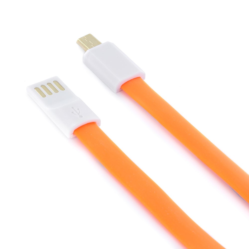 Аксессуар Krutoff USB-MicroUSB 1m Orange 14104