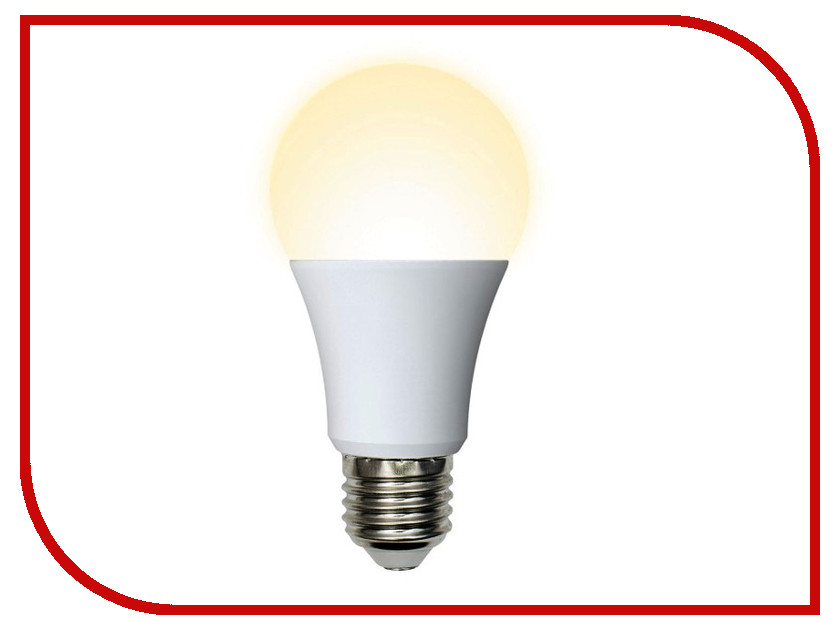 Лампочка Volpe LED-A60-8W/WW/E27/FR/O 09943