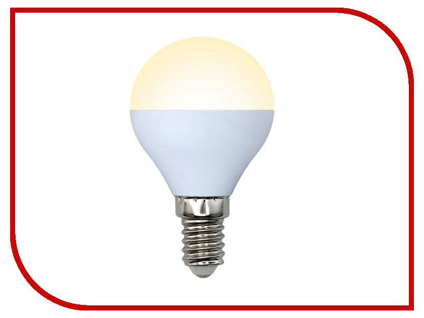 Лампочка Volpe Optima LED-G45-6W/WW/E14/FR/O 10217