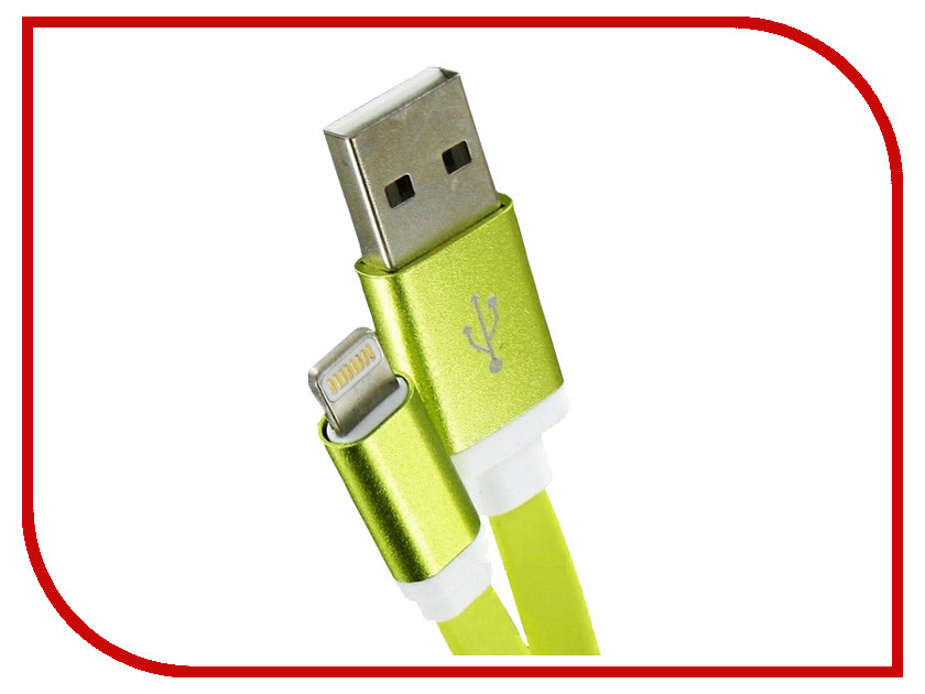  Krutoff USB - Lightning  iPhone 5 / 6 1m Yellow 14269