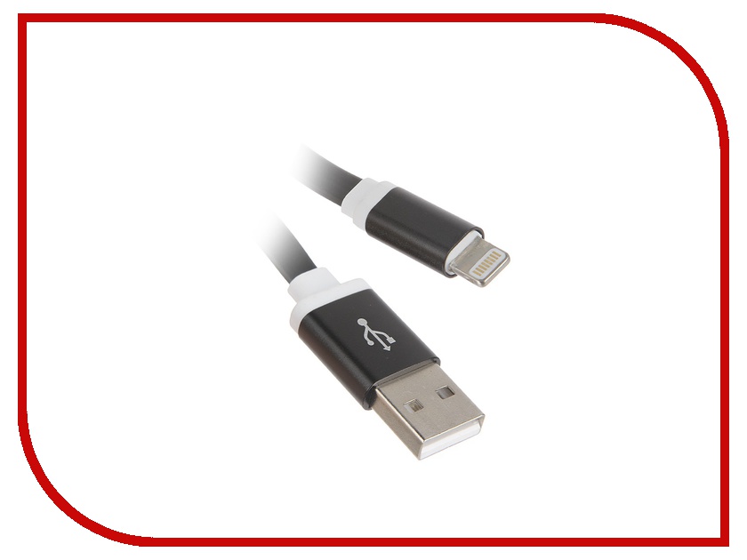  Krutoff USB - Lightning  iPhone 5 / 6 1m Black 14264