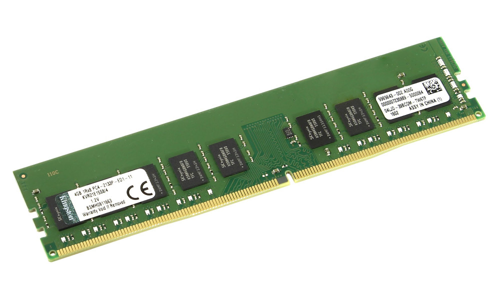 Kingston ValueRAM PC4-17000 DIMM DDR4 2133MHz CL15 - 4Gb KVR21E15S8/4