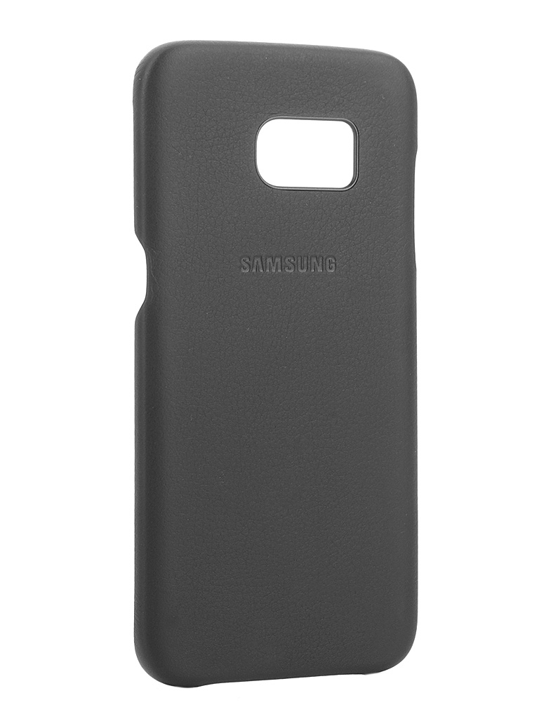 Samsung Аксессуар Чехол Samsung Galaxy S7 Edge Leather Cover Black EF-VG935LBEGRU