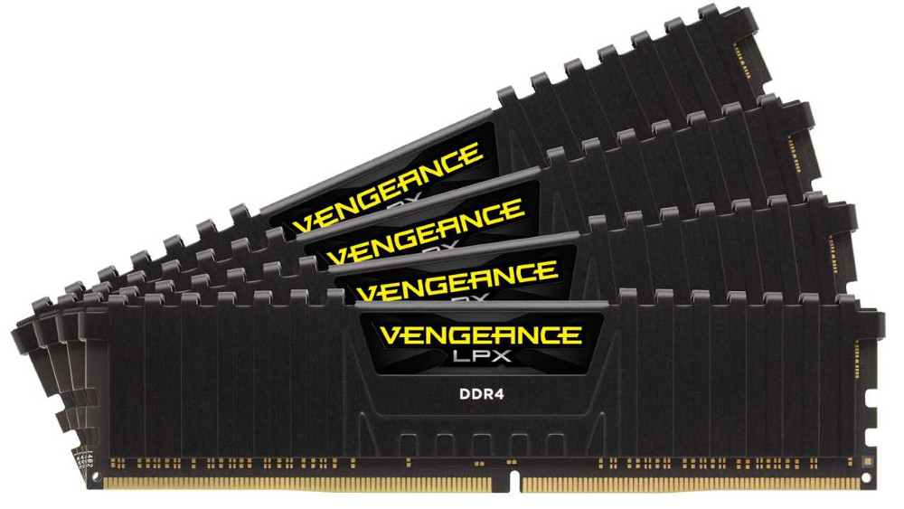 Corsair Vengeance LPX PC4-27200 DIMM DDR4 3400MHz CL16 - 16Gb KIT (4x4Gb) CMK16GX4M4B3400C16