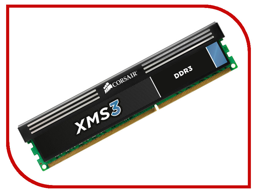   Corsair XMS3 DDR3 DIMM 1333MHz PC3-10600 CL9 - 8Gb CMX8GX3M1A1333C9