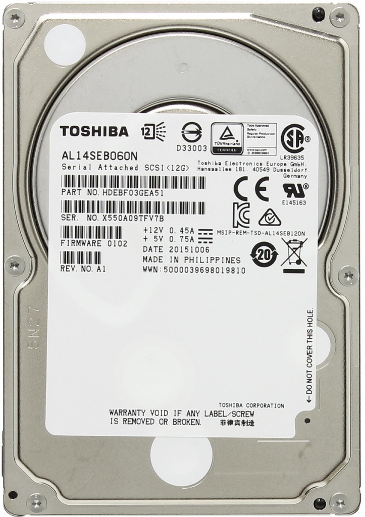 Toshiba 600Gb - Toshiba AL14SEB060N