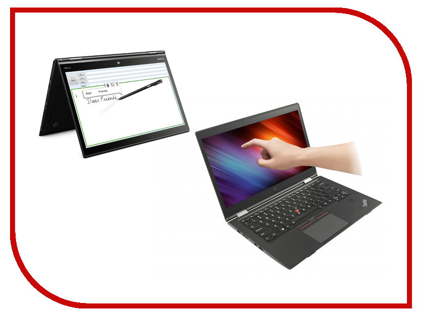 Lenovo ThinkPad X1 Yoga 20FRS0SC00 (Intel Core i7-6500U 2.5 GHz / 8192Mb / 256Gb SSD / No ODD / Intel HD Graphics / LTE / Wi-Fi / Bluetooth / Cam / 14.0 / 2560x1440 / Touchscreen / Windows 10 64-bit)