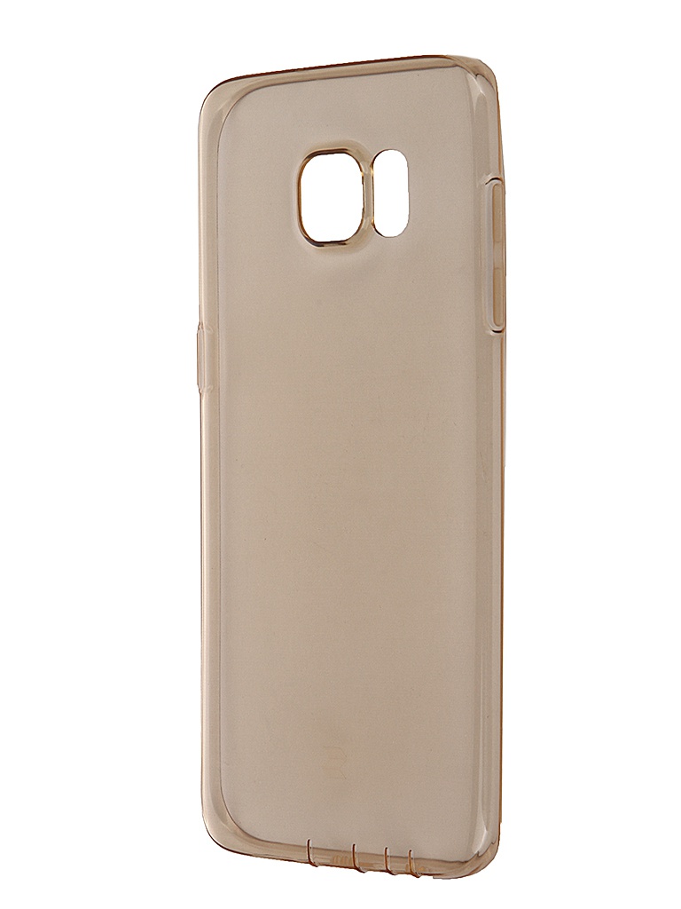  Аксессуар Чехол ROCK for Samsung Galaxy S7 Edge Ultrathin TPU Slim Jacked Transparent-Gold