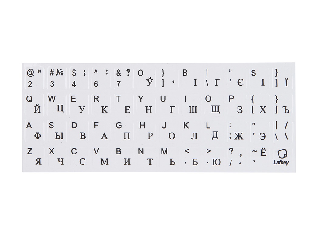  Аксессуар TopON ST-FK-4B наклейка на клавиатуру для ноутбука