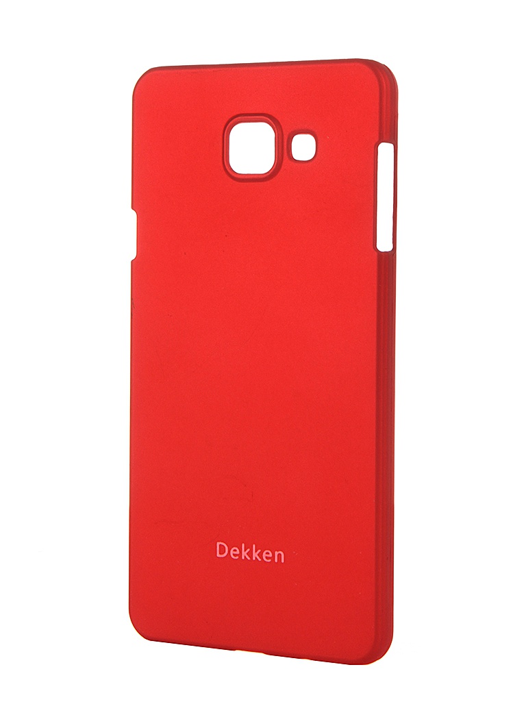  Аксессуар Чехол Samsung Galaxy A7 2016 Dekken Soft Touch Red 20332