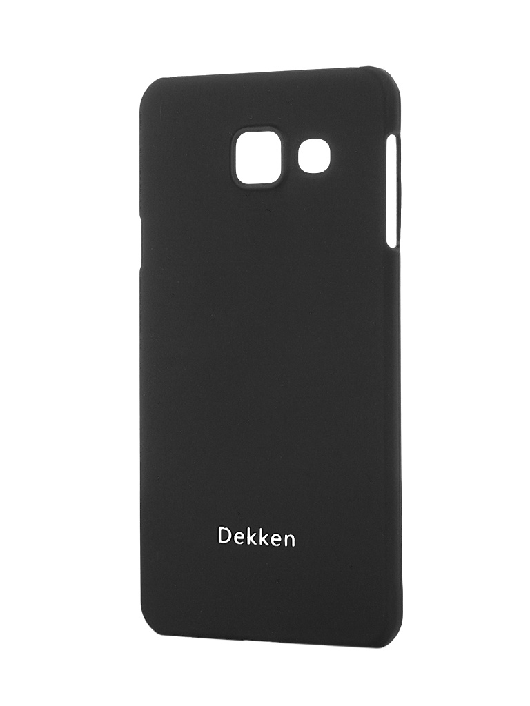  Аксессуар Чехол Samsung Galaxy A3 2016 Dekken Soft Touch Black 20302