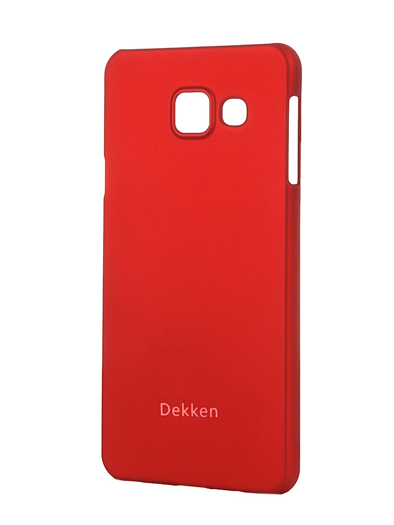  Аксессуар Чехол Samsung Galaxy A3 2016 Dekken Soft Touch Red 20329