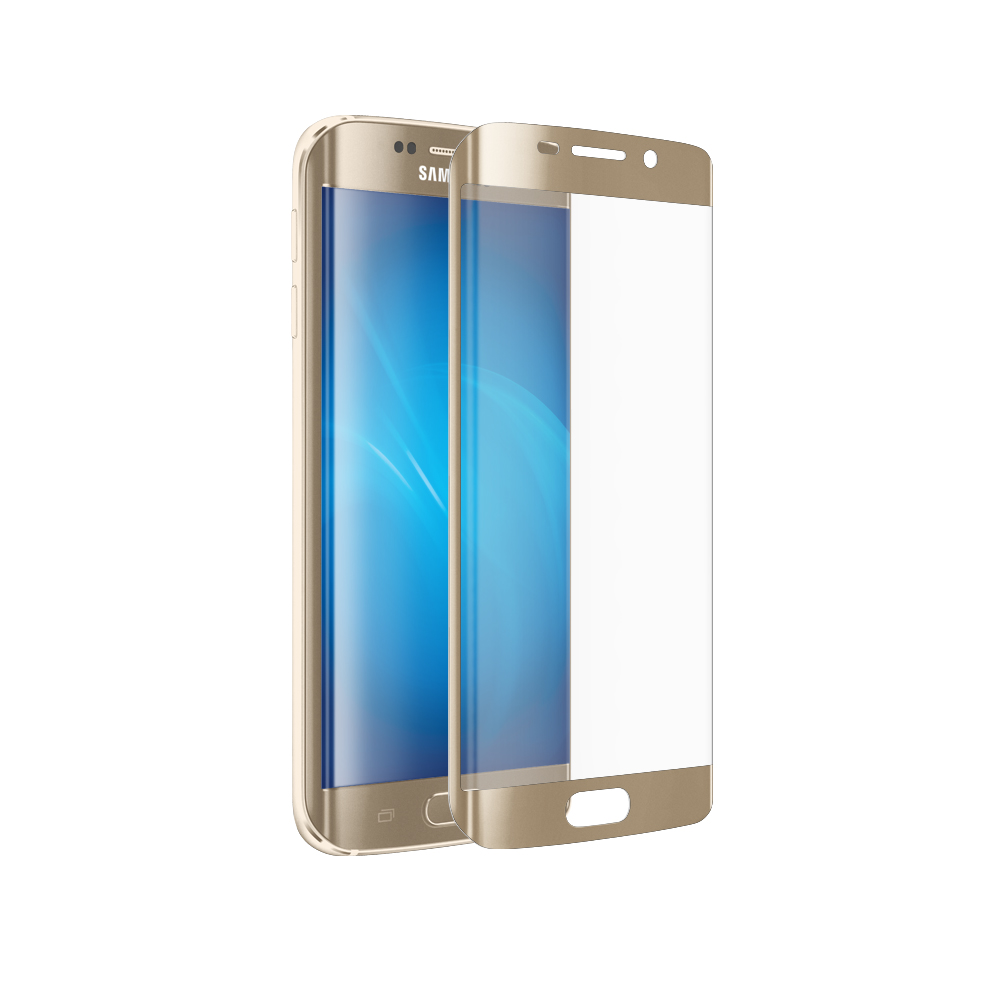  Аксессуар Защитное стекло Samsung Galaxy S7 Edge Litu 0.26mm 3D Golden