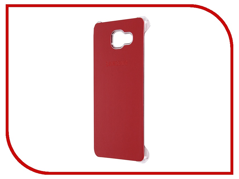  - Samsung Galaxy A7 2016 Activ Case S View Cover Wallet Red 58091