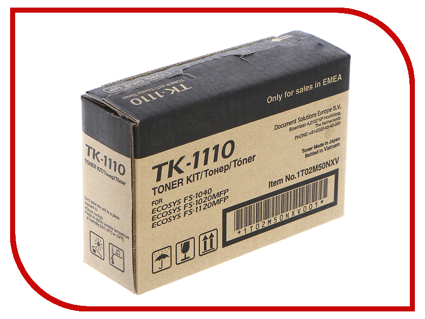 Картридж Kyocera TK-1110 для FS-1110/1024MFP/1124MFP/FS-1120MFP Black 1T02M50NX0 Картридж Kyocera TK-1110 для FS-1110/1024MFP/1124MFP/FS-1120MFP Black 1T02M50NX0