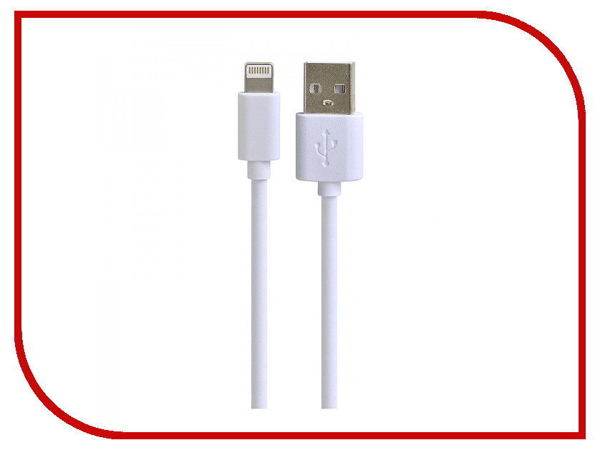  Red Line USB - 8-pin 1m White