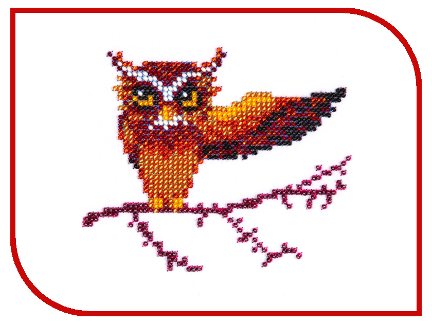 фото Набор для творчества Бисеринка Сова для вышивания бисером Б-0025