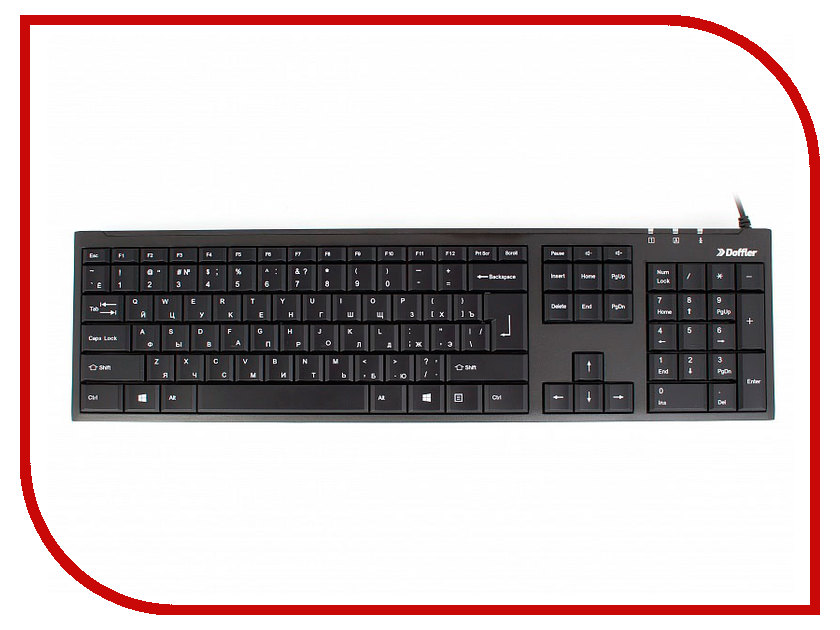 Клавиатура Doffler K401 doffler gm7000 игровая мышь
