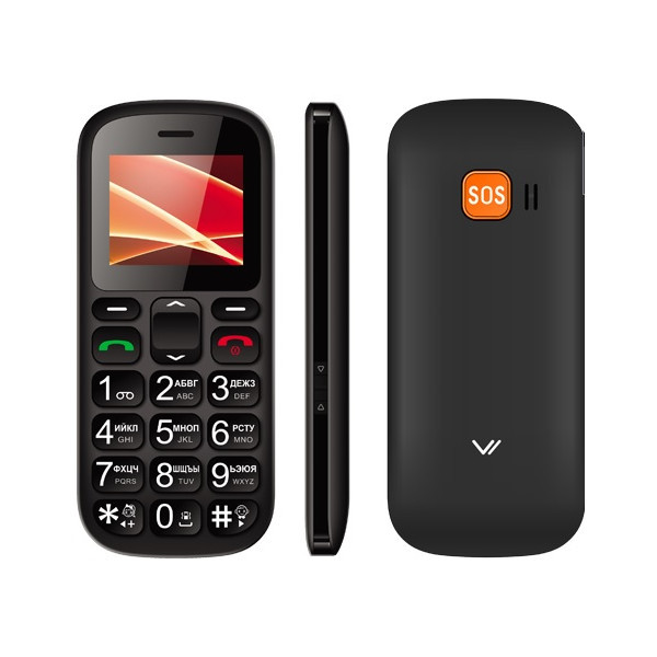 Сотовый телефон Vertex C305 Black