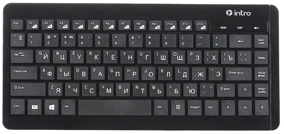 Клавиатура беспроводная Intro KW474 Black Б0015214