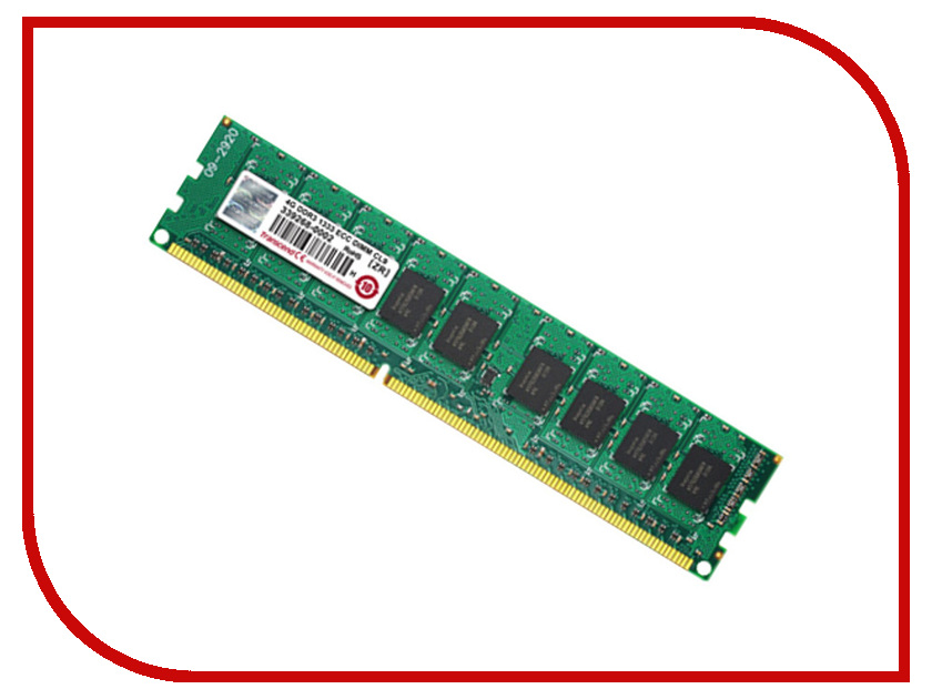   Transcend DDR3 DIMM 1333MHz PC3-10666 CL9 - 2Gb TS256MLK72V3N