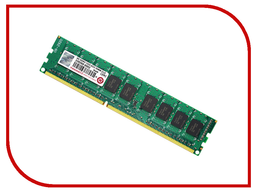   Transcend DDR3 DIMM 1333MHz PC3-10600 CL9 - 2Gb TS256MLK72V3U