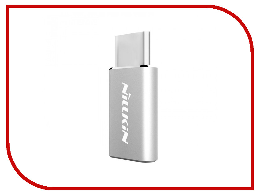 Аксессуар Nillkin MicroUSB - Type-C Adapter Silver NLK-874004Y0417