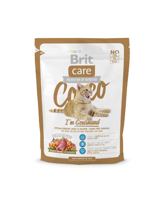 Корм Brit Care Cat Cocco Gourmand 0.4kg для кошек 132629/5777 Brit*