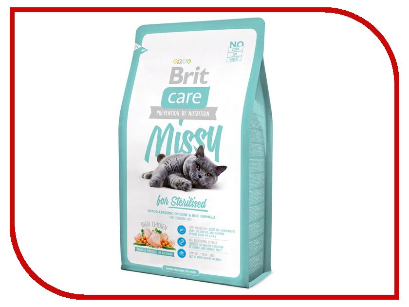  Brit Care Cat Missy for Sterilised 2kg   132625 / 103301 / 05739