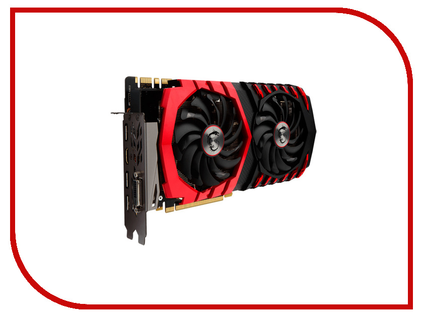  MSI GeForce GTX 1080 1708Mhz PCI-E 3.0 8192Mb 10108Mhz 256 bit DVI HDMI HDCP GTX 1080 GAMING X 8G 912-V336-001